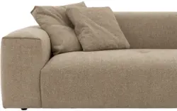 Goossens loungebank lago bruin stof - 8252192-{merk}-lago-bank-stof-bruin-01